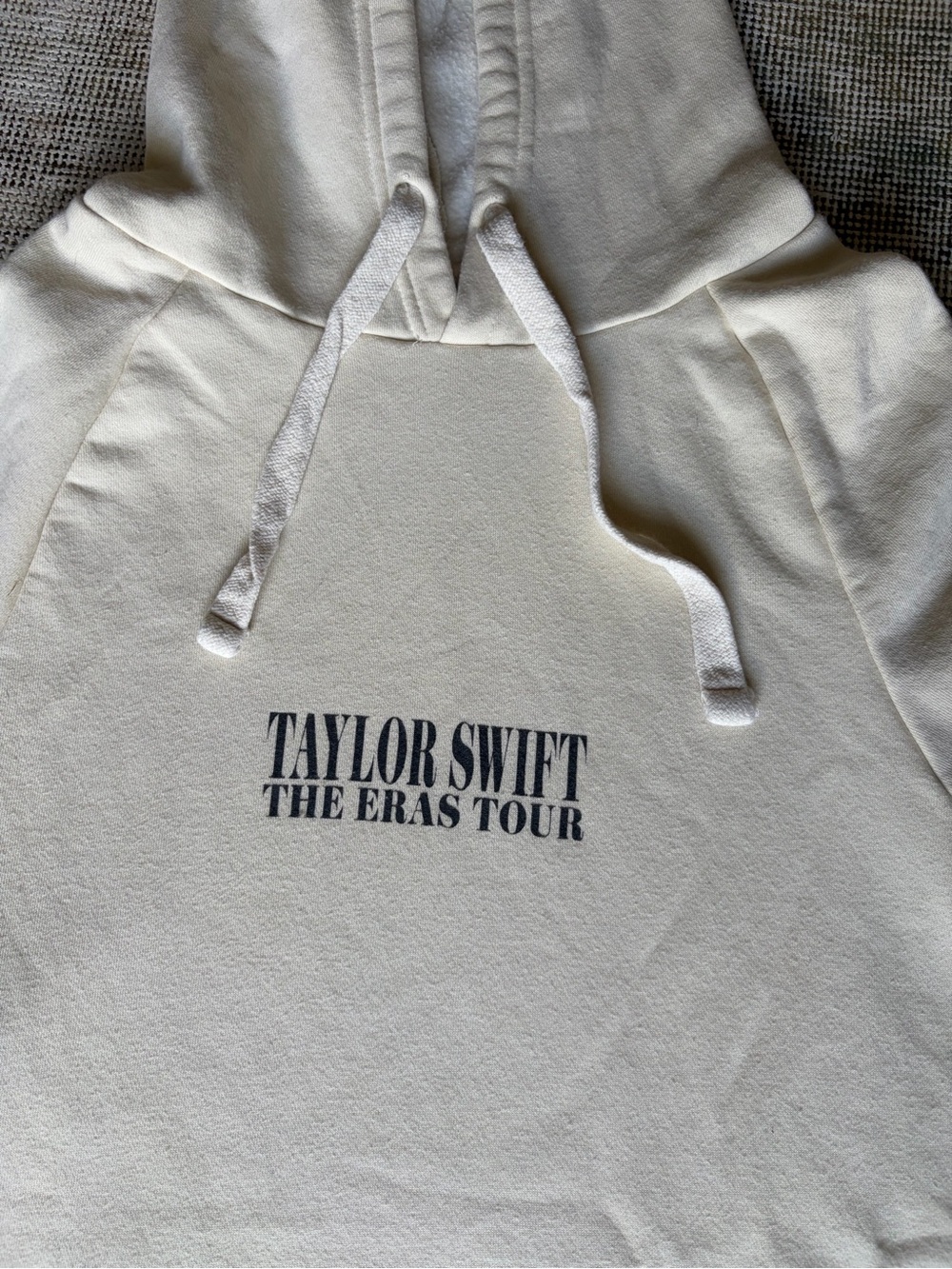 Taylor Swift The Eras Tour Cream Hoodie - Pullover